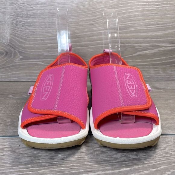 Keen Knotch River Little Girl Sz 2 Pink Purple Orange White Open Toe Sandals - Picture 2 of 12